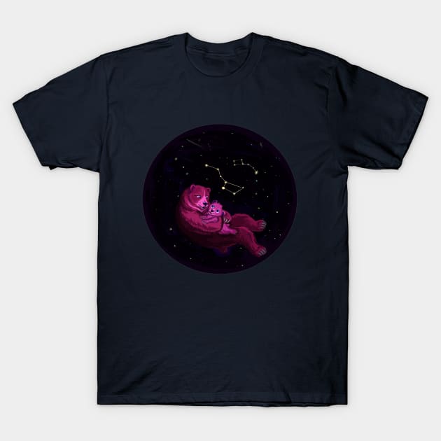 Ursa Minor and Ursa Major T-Shirt by Darth Tuba